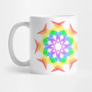 Rainbow mandala Mug